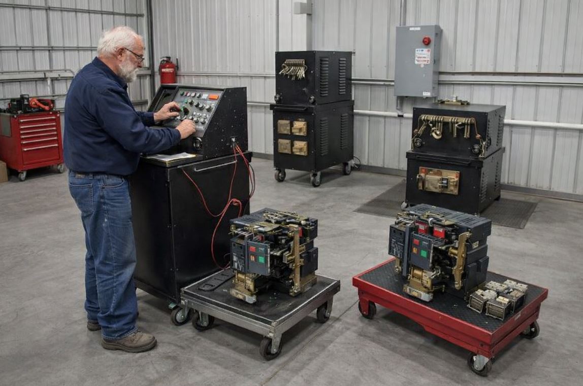 Final switchboard assembly and connection work